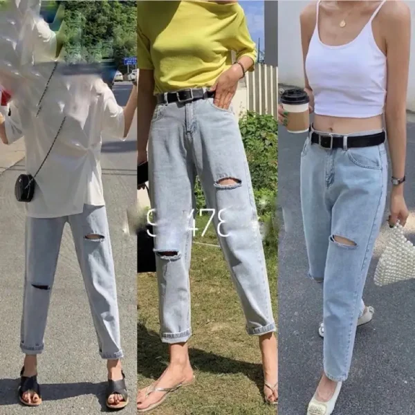 Quần baggy bigsize kimfashion, quần ulzzang form rộng bigsize BGD49-47 Từ 60-90kg