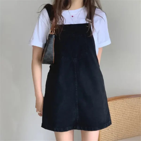 Yếm váy kaki bigsize xếp ly from không giãn màu hồng 50-85kg YVD17- hoả tốc hcm - Hình ảnh 7