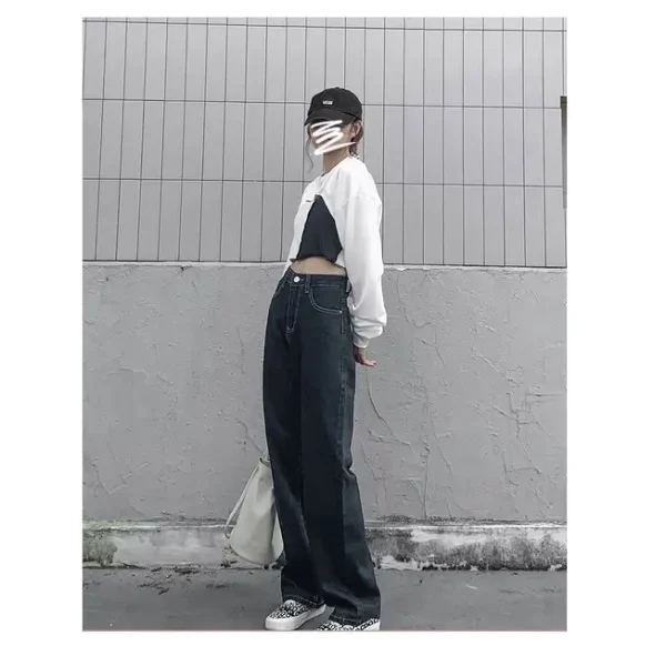 Quần ống rộng bigsize ,quần suông bigsize cạp lưng cao qua rốn 60-85kg KimFashion BGS06 - Hình ảnh 4