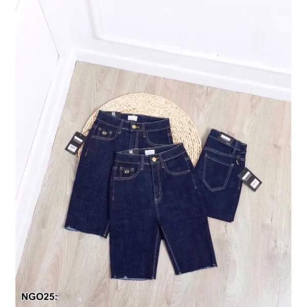 Quần ngố bigsize kimfashion, quần biker bigsize cạp lưng cao co giãn KN-26 60-90kg - Hình ảnh 2