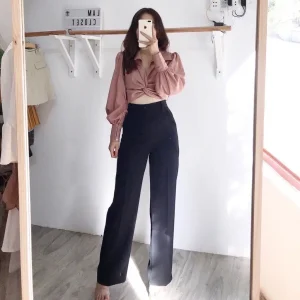 Quần cullotes bigsize KimFashion, quần tây ống rộng công sở bigsize 55-90kg
