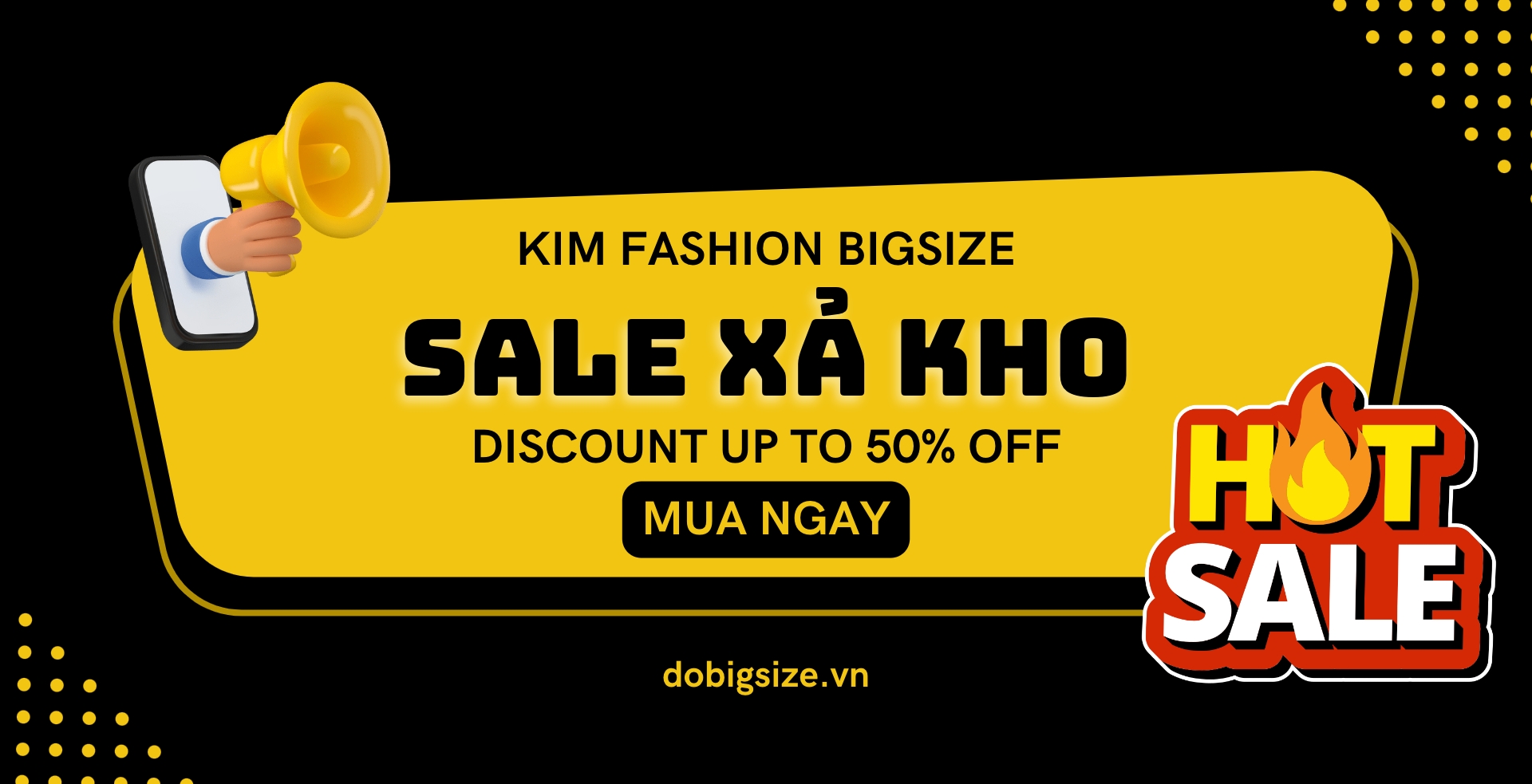 Banner sale xa kho kim fashion bigsize