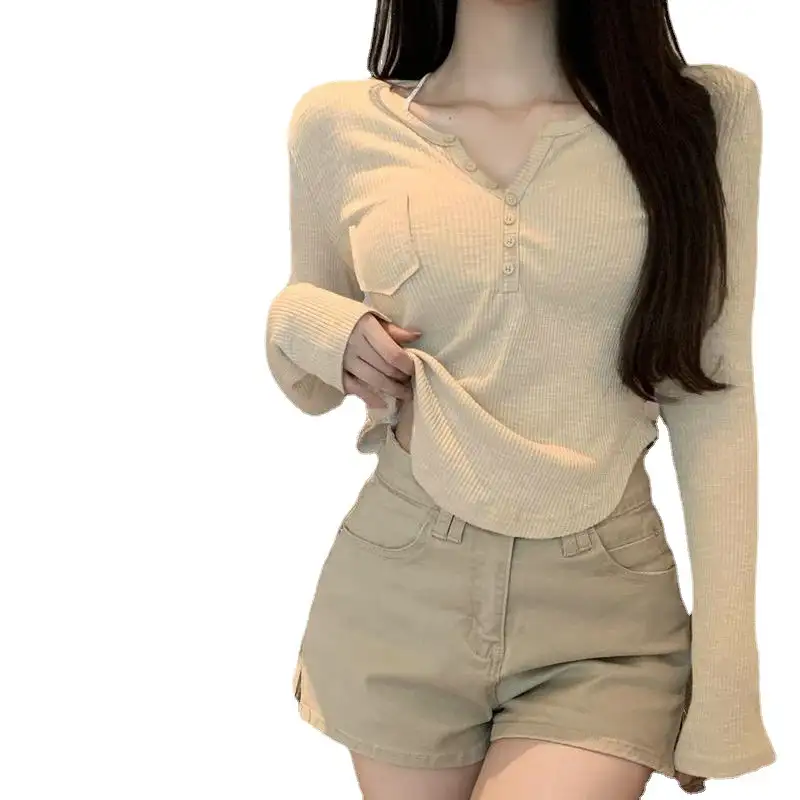 Áo croptop body bigsize AT26 màu nâu, chất liệu thun gân, tôn dáng người mặc