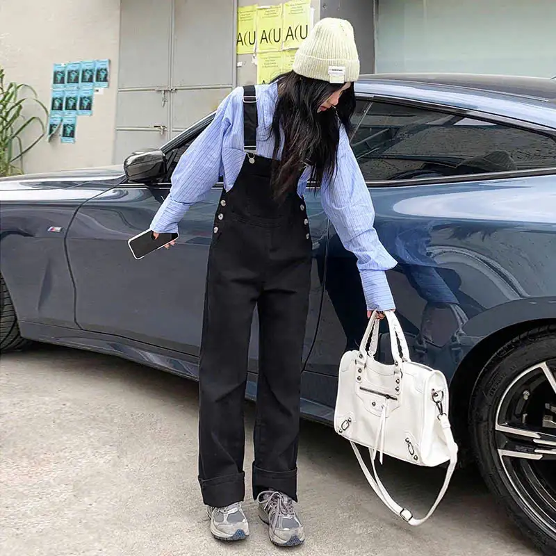 Chất liệu kaki không giãn, bền đẹp của yếm quần bigsize