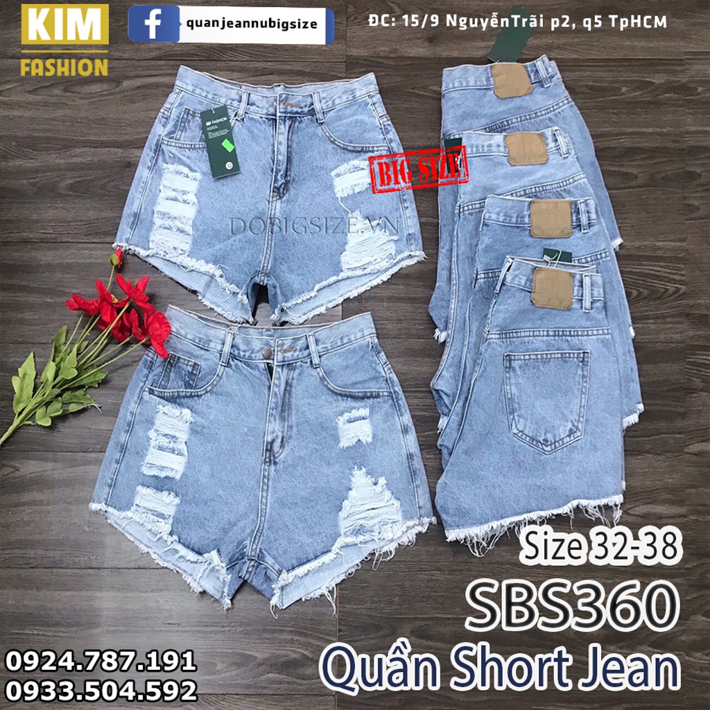 QUẦN JEANS SHOT BIGSIZE SBS360. - Ảnh 3
