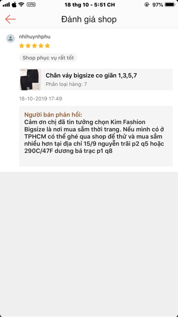 Chân váy bigsize co giãn vgd1 52-60kg - Ảnh 2