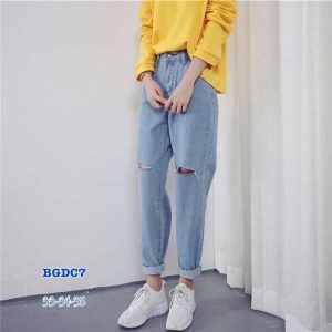 Quần baggy bigsize kimfashion,quần from rộng lưng cao ulzzang BGD nhạt-112 từ 60-90kg