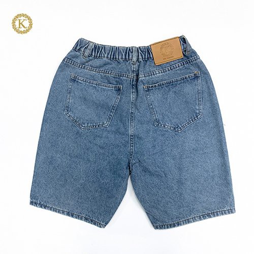 Quần jeans ngố bigsize kimfashion, quần ngố đùi ống rộng bigsize 58-80kg - Ảnh 5