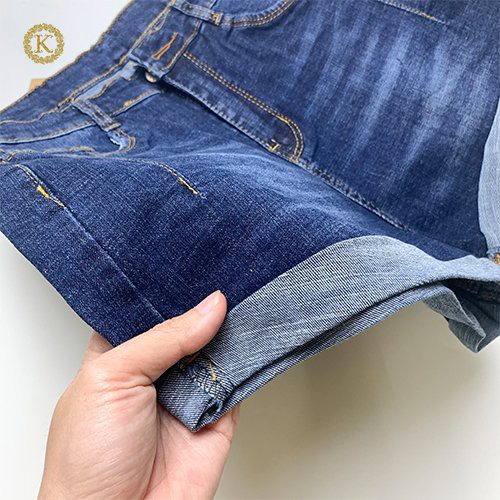 Quần shorts jeans bigsize KIM FASHION , quần shostr co giãn bigsize TS473 từ 60-75kg tùy chiều cao - Ảnh 3