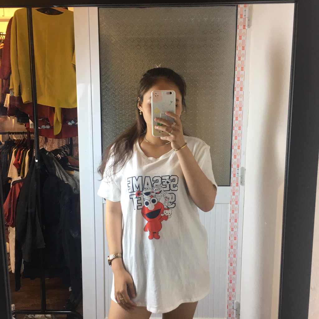 Áo Thun Trắng Họa Tiết Dành Cho Nữ - Ảnh 9