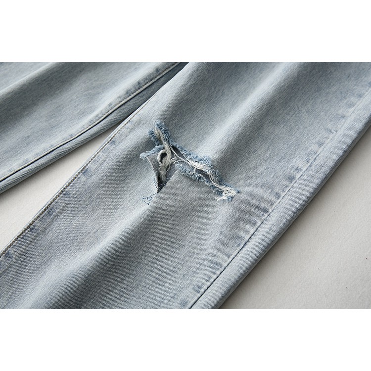 Quần Baggy - Quần Jean Baggy Nữ Cạp Cao Phong Cách Street Style Fullsize 45-90kg BGD51-10034 - Ảnh 6