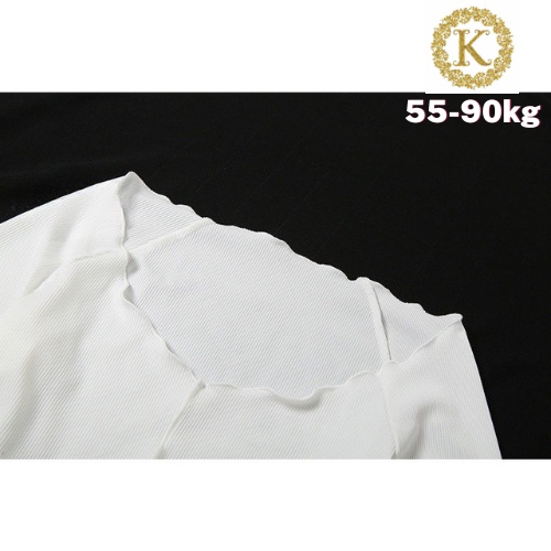 Set 2 áo croptop bigsize áo ống đen kèm áo ngoài tay dài xẻ cánh bướm cổ thuyền 55-90kg AT27 - Ảnh 5