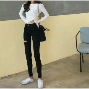 Quần Jeans Đen Bigsize Co giãn Size 32-36 70-85kg