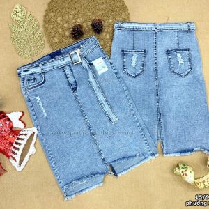 Chân Váy Jean Co Giãn Bigsize FVA2489 Size 30-34