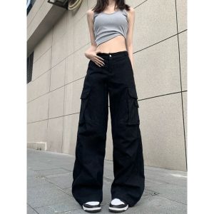QUẦN SUÔNG KAKI TÚI HỘP CẠP CAO UNISEX BIGSIZE KD04 58-100KG