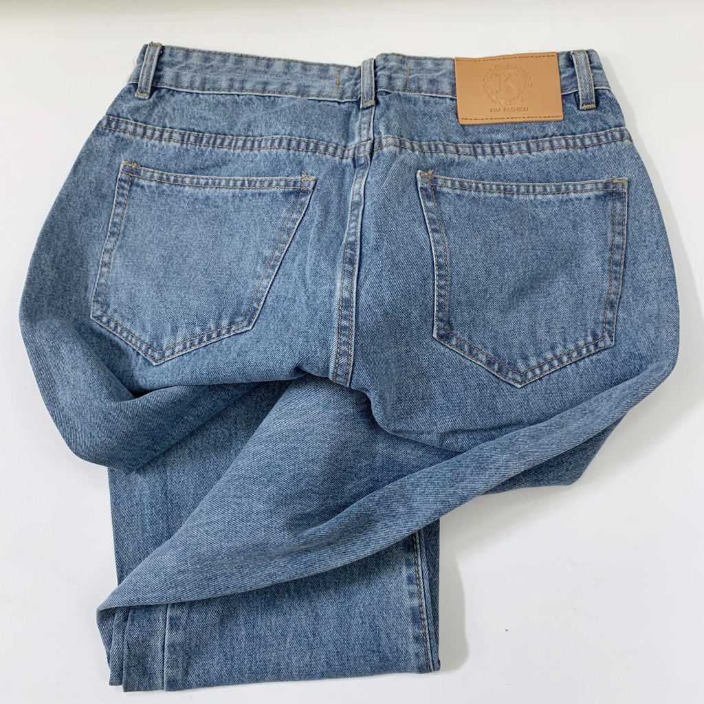 Quần Baggy Jeans Bigsize rách kiểu - Kim Fashion Bigsize - Ảnh 4