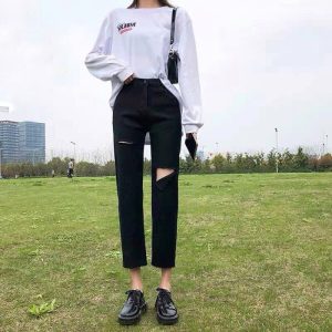 Quần baggy đen bigsize kimfashion, quần ulzzang form rộng bigsize BGD75-71 từ 60-90kg