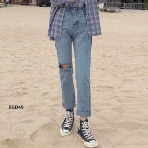 Quần baggy bigsize Kimfashion, quần baggy ulzzang from rộng BGD49-25 Từ 60-90kg