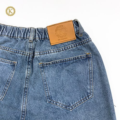 Quần jeans ngố bigsize kimfashion, quần ngố đùi ống rộng bigsize 58-80kg - Ảnh 2