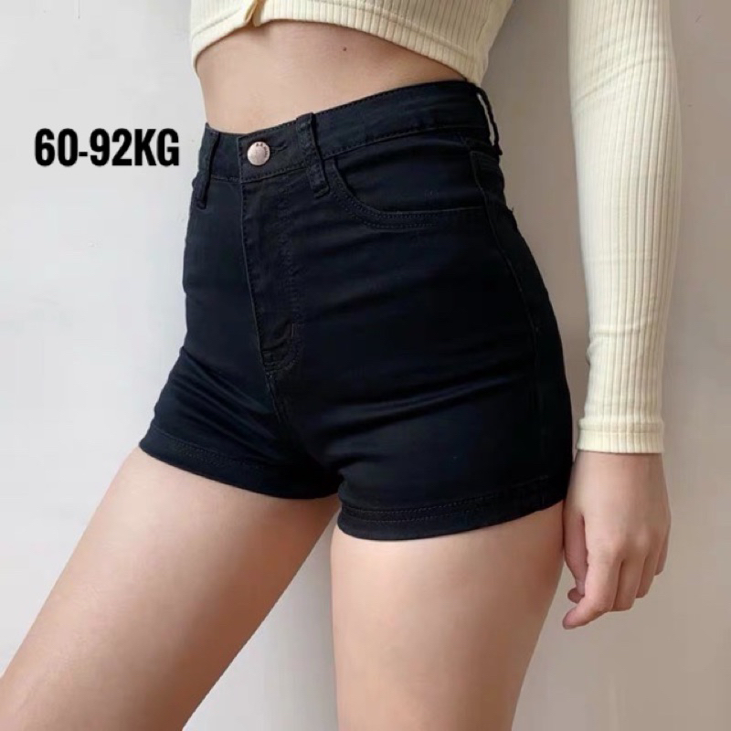 Quần short nữ lưng cao bigsize 60-93kg, quần đùi sọt đáy cao co giãn form ôm kimfashion - Ảnh 2